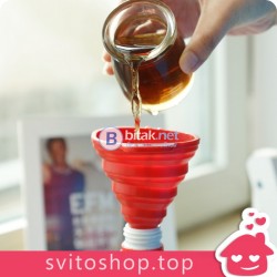 Кухненска сгъваема силиконова фуния