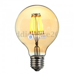 ретро LED крушка кълбо G80 6W/ 220V