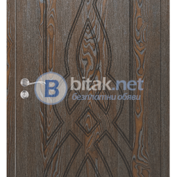 Интериорна врата Efapel 4534p-цвят Палисандър